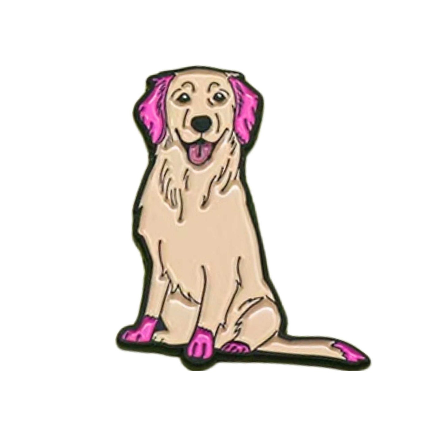 Needle Minder for Needlepoint & Cross Stitch | Golden Retriever
