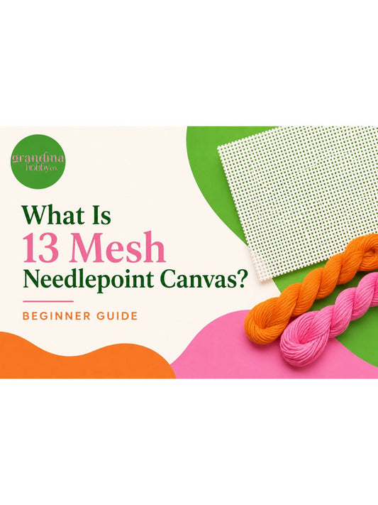 What Is 13 Mesh Needlepoint Canvas? Beginner Guide